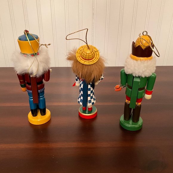 3 Vintage Michael WOLFE  Fine Nutcrackers Nutcracker Ornaments - Picture 4 of 9